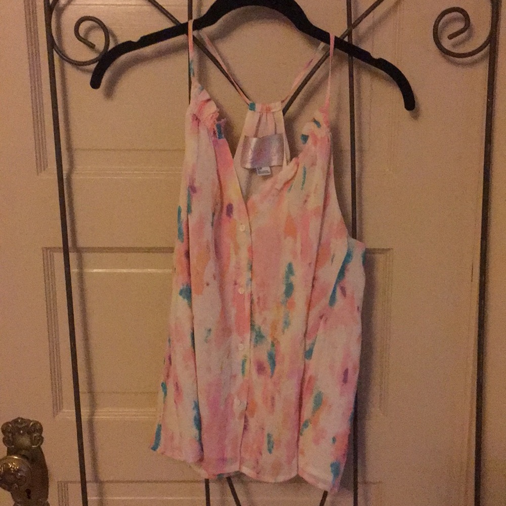 Flirty Ruffled Front Tank Top
